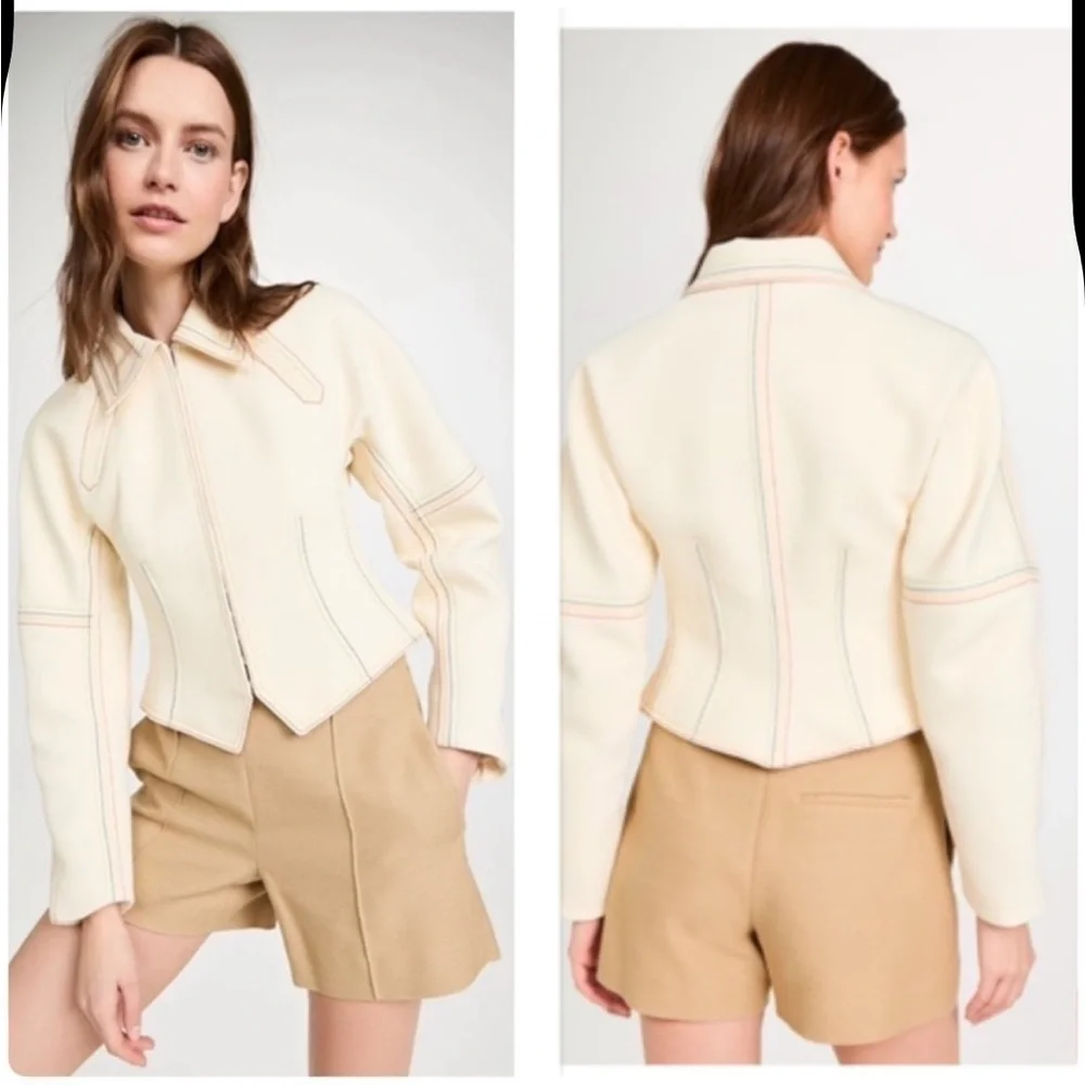 New Tory Burch Cotton Twill Jacket